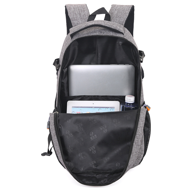 Mochila de gran capacidad para hombres otoño-invierno nueva mochila de los hombres de viaje multibolsillos oxford tela de escuela secundaria lona mochila Item Picture