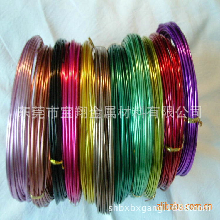 彩色铝线/氧化铝线/DIY铝丝细节图