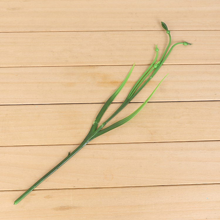Silk screen flower material wholesale simulation flower pole daffodil branch flower pole water plant aquarium decoration flower plant straight full figure