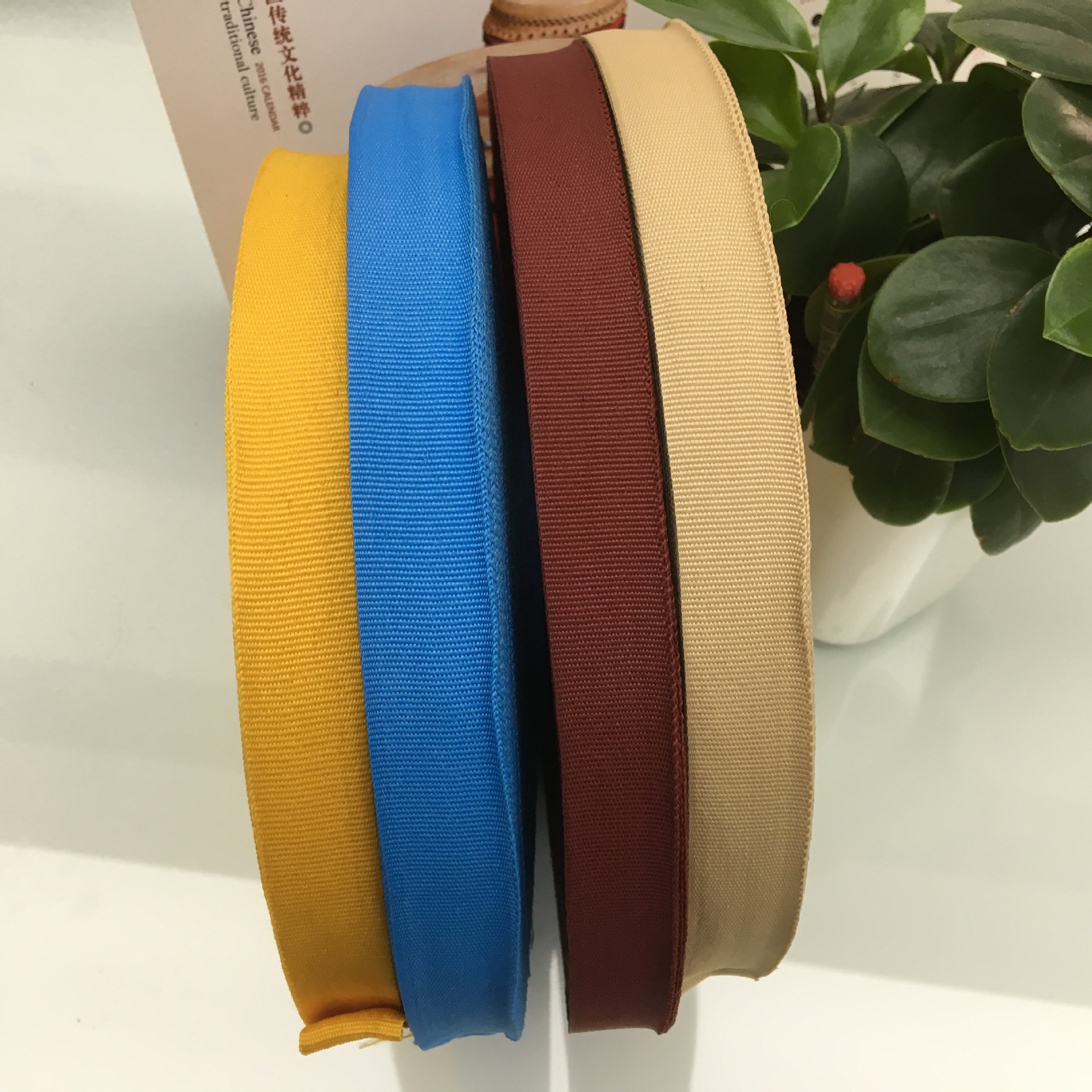 现货供应 涤纶网络丝包边带 色彩规格齐全 厂家直销 可来样定做