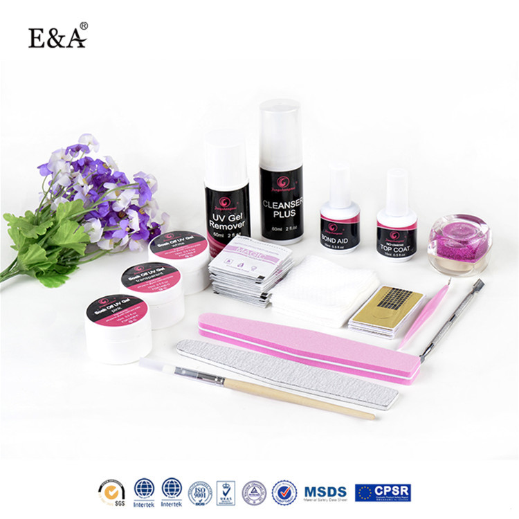 E&A Nail Care Set, Light Therapy Nail Polish, glitter Nail Care Supplies, Complete Set of tools Specification image