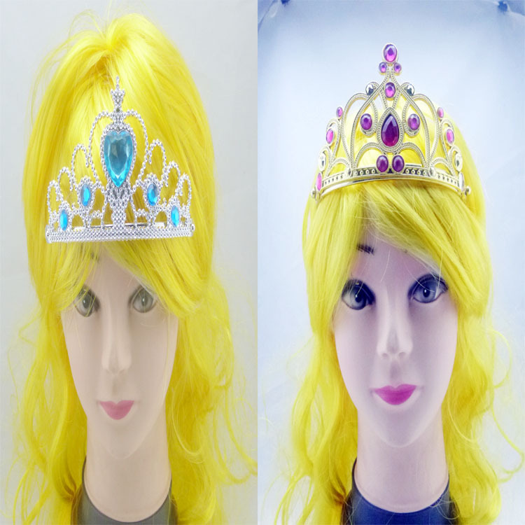 Birthday Crown Children's Princess Plastic crown Split Crown Frozen Crown Plastic plated crown Application Scenario