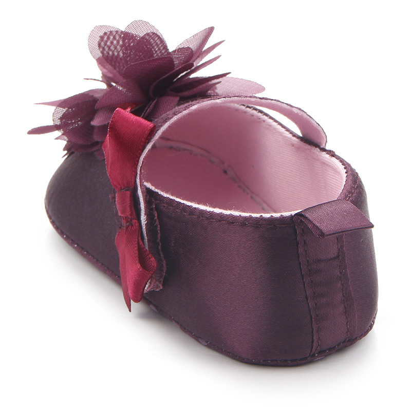 Primavera y otoño nueva mujer bebé bebé zapatos arco flor princesa niño zapatos D0712 Application Scenario