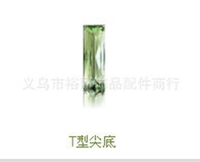 Flat Bottom Long Bar Flat Bottom T-Square Flat Bottom Drill Flat Bottom Acrylic Rhinestones Jewelry Accessories