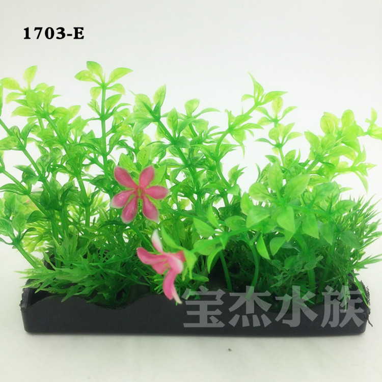 Baojie water grass simulation fish tank landscape decoration plastic decoration fake water grass aquarium craft grass block foreign trade wholesale Application Scenario