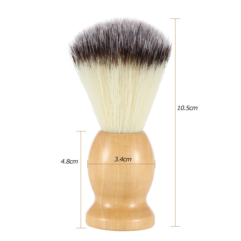 shanilak men's facial cleansing brush, wooden beard brush, household beard cleaning wonder, facial cleansing brush, and other beauty tools details Picture