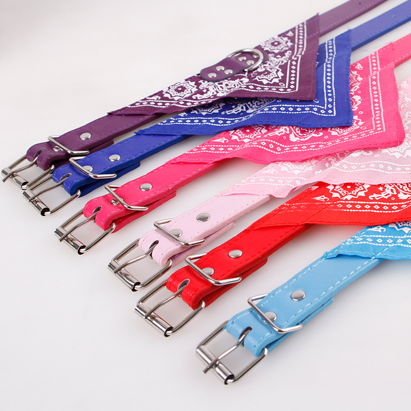7 colores en pet babeo toalla para gatos collar para perros toalla triangular de doble uso pequeño y mediano teddy pet products Application Scenario