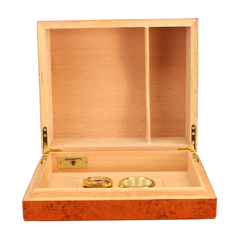 LUXFO雪松木雪茄盒便携式雪茄盒雪茄保湿盒时尚雪茄收纳盒礼品详情图5