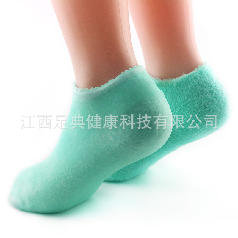 Factory wholesale spa essential oil gel socks, cross-border moisturizing gel socks, gel foot masks, anti-cracking socks, moisturizing socks Specification image