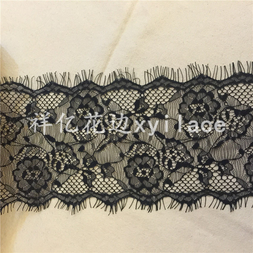 j467 factory direct supply of eyelash lace fabric and clothing accessories in stock. New lace styles available
