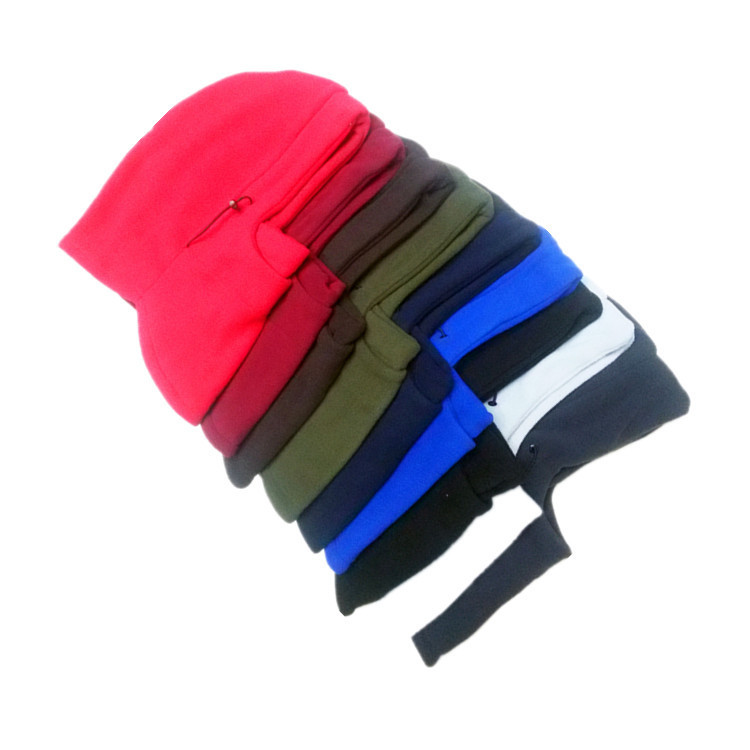 Wholesale of winter outdoor thickened fleece warm hats, fleece covers, CS hats, cycling windproof neck protection hats Specification image
