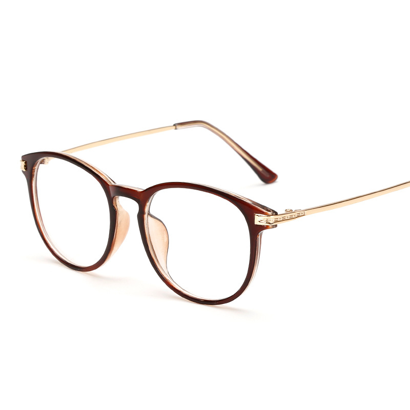 Retro glasses frame, black-framed men's myopia glasses frame, trendy women's star style full-frame glasses frame, artistic and refined flat vision glasses Application Scenario
