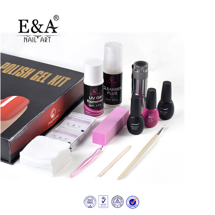 E&A Nail Polish Glue Set QQ Nail Complete Set with Tool Base glue Sealing Layer Set, exclusively for export details Picture