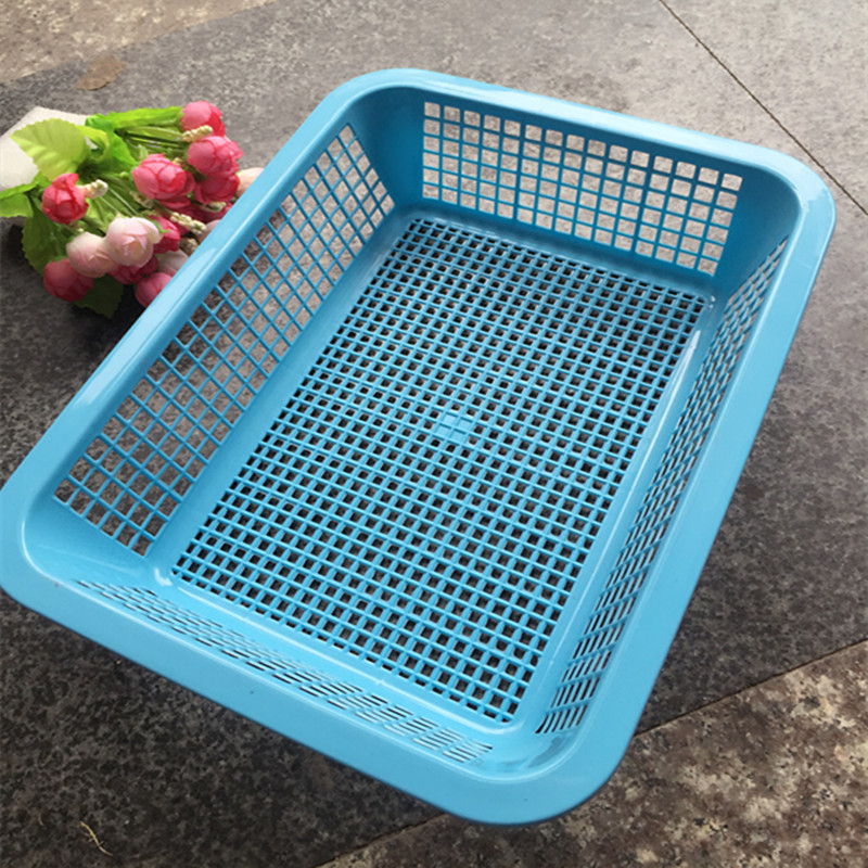 Large Rectangular Basket Vegetable Fruit Basket Rectangular Basket Dollar Store Daily Merchandise Wholesale details Picture