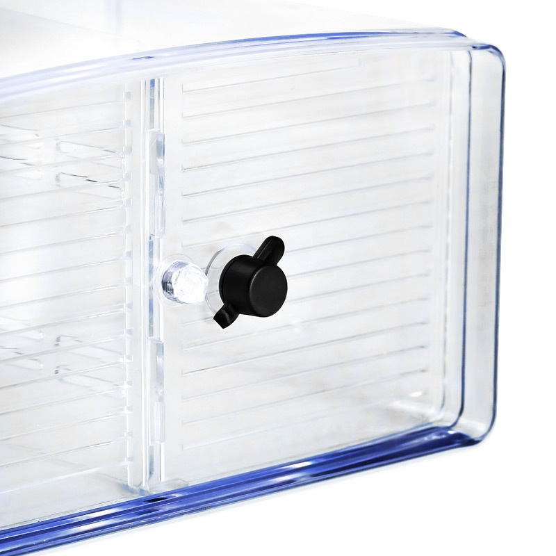 Mini plastic isolation aquarium for betta fish, ornamental fish, double-compartment ecological goldfish tank, pet breeding box Specification image