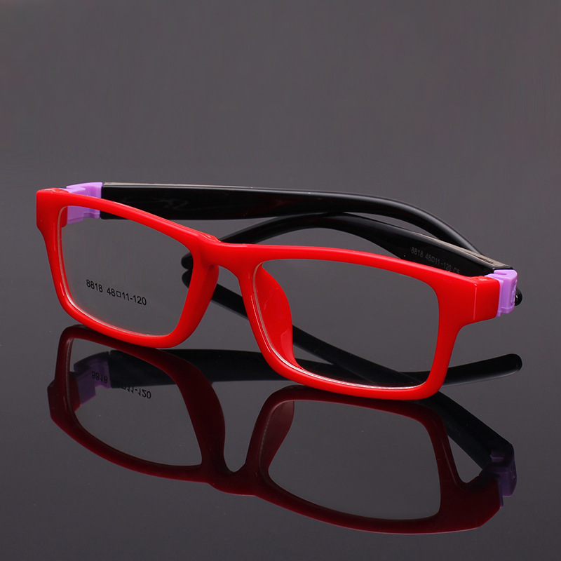 Children's spectacle frames, myopia, strabismus and weak vision correction, TR90 spectacle frame wholesale for boys and girls 8818