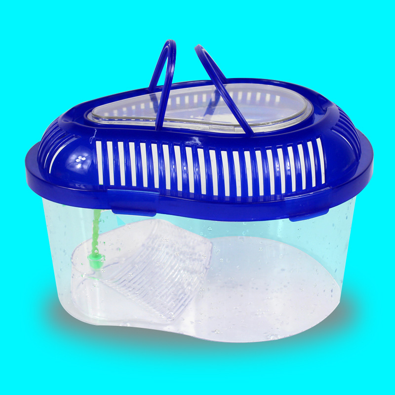 Wholesale of Baojie turtle tanks with balconies, plastic large, medium and small goldfish tanks, ecological aquariums and portable turtle tanks details Picture