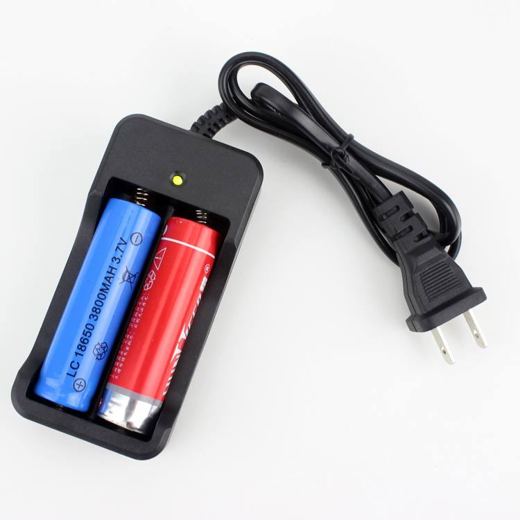 3.7v 18650 lithium battery charger, dual-slot charging cable, universal for Chinese, American, European and British standards, for foreign trade Application Scenario