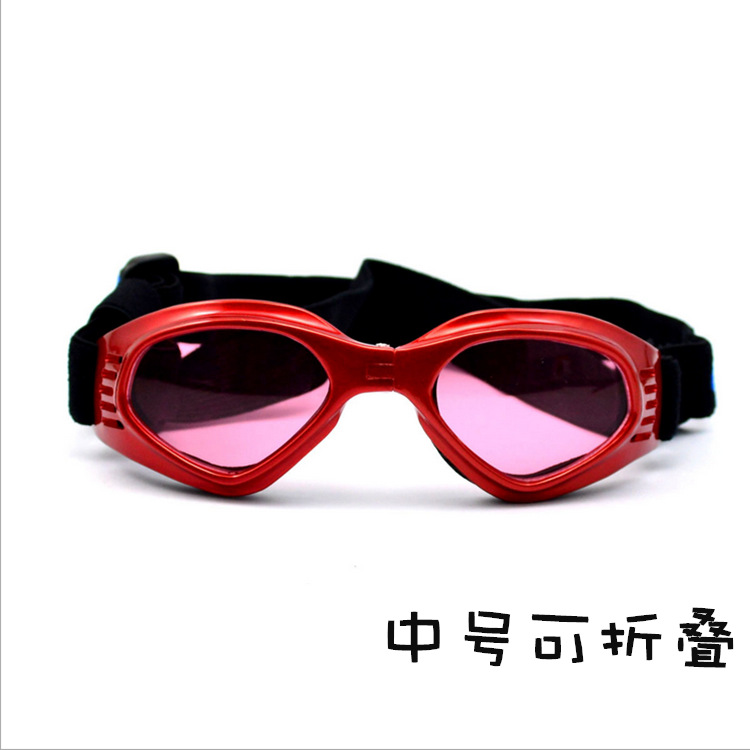 Factory wholesale, direct sales, cool and cute pet glasses, pet sunglasses, medium-sized dog sun protection and windproof glasses details Picture