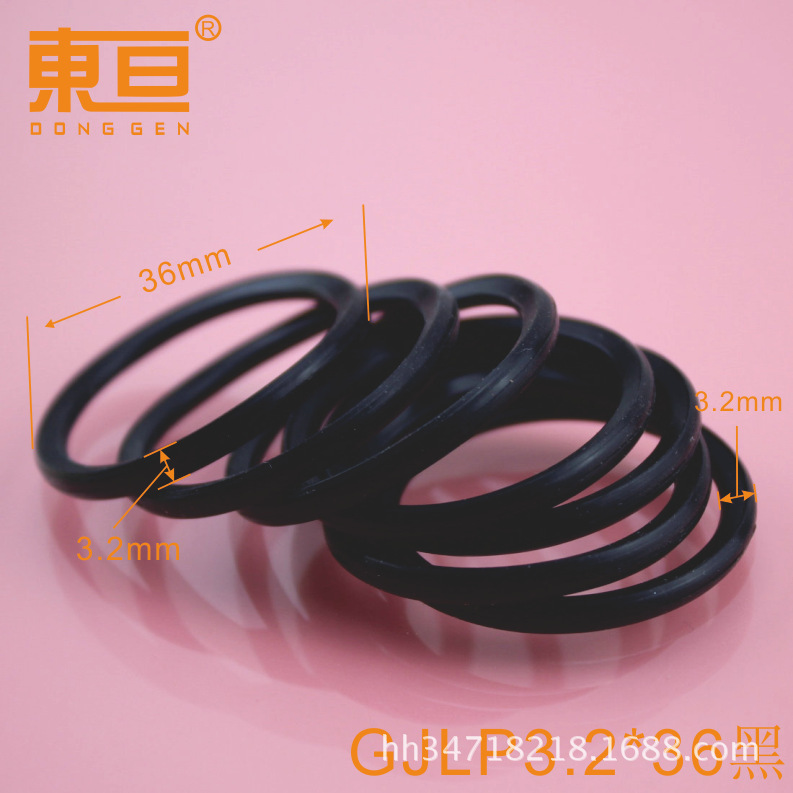 GJLP3.2*36 black silicone rubber pulley cover, 36 pulley cover with bevel design, better fits the pulley details Picture
