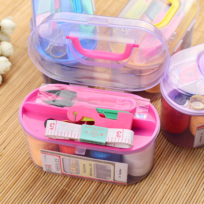 Factory Direct Sales Shop 10 Yuan Treasure Box Sewing Box Set 10 Yuan Sewing Kit Sewing Set details Picture