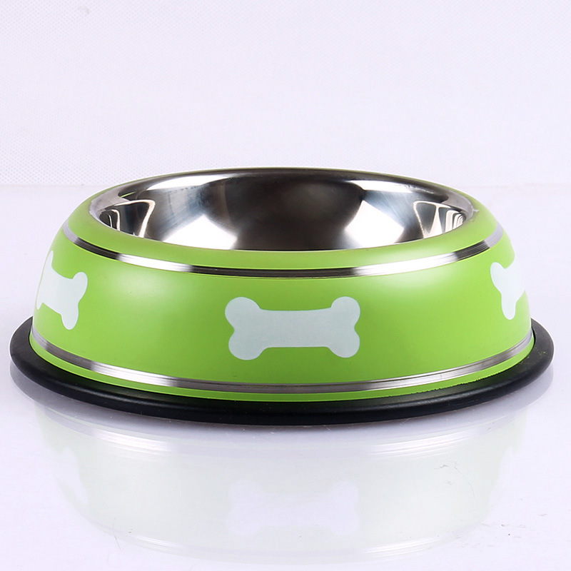 Stainless steel pet bowls, anti-slip dog bowls, pet food bowls, cat and dog bowls, dog supplies wholesale special offer details Picture