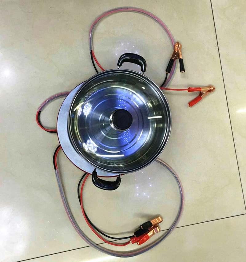 Foreign trade sources export countries such as the Middle East and Africa 12V electric heating furnace double wire battery electric heating furnace without pot Specification drawing