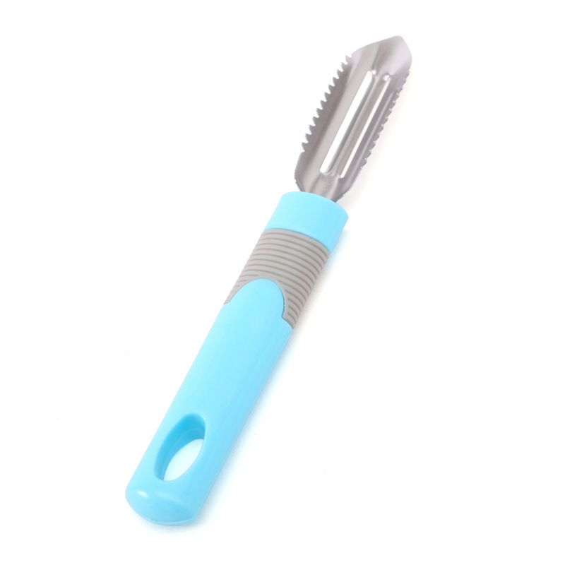 Factory direct sales of stainless steel multi-functional potato peelers, fruit and vegetable peelers, kitchen small tools, fish scale scrapers Application Scenario