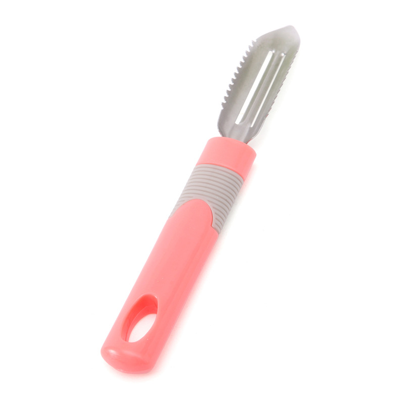 Factory direct sales of stainless steel multi-functional potato peelers, fruit and vegetable peelers, kitchen small tools, fish scale scrapers Item Picture