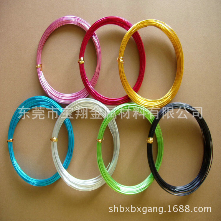 彩色铝线/氧化铝线/DIY铝丝产品图