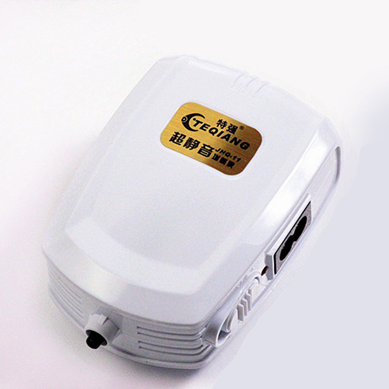 Fish tank oxygenation pump, single-hole fishing oxygen pump, AC/DC dual-purpose oxygenation pump, air pipe, air stone details Picture