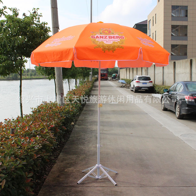 The manufacturer supplies waterproof rubber cloth, thickened large sun umbrellas, sunshade umbrellas, advertising umbrellas, beach umbrellas, large sizes that can be printed Application Scenario