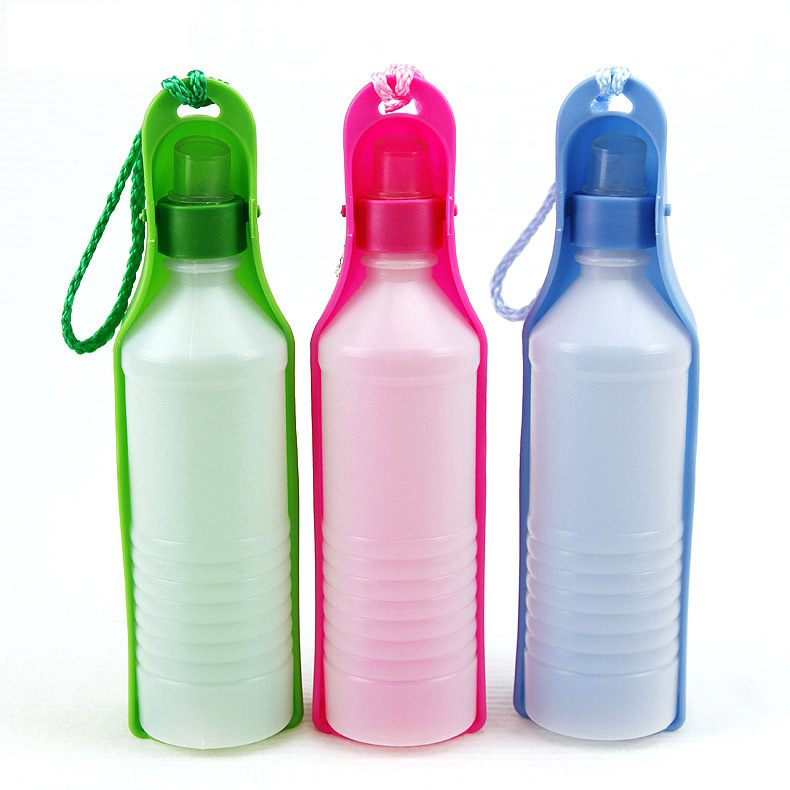 宠物饮水器狗狗户外出便携水壶宠物喂水器宠物用品500ml/300ml