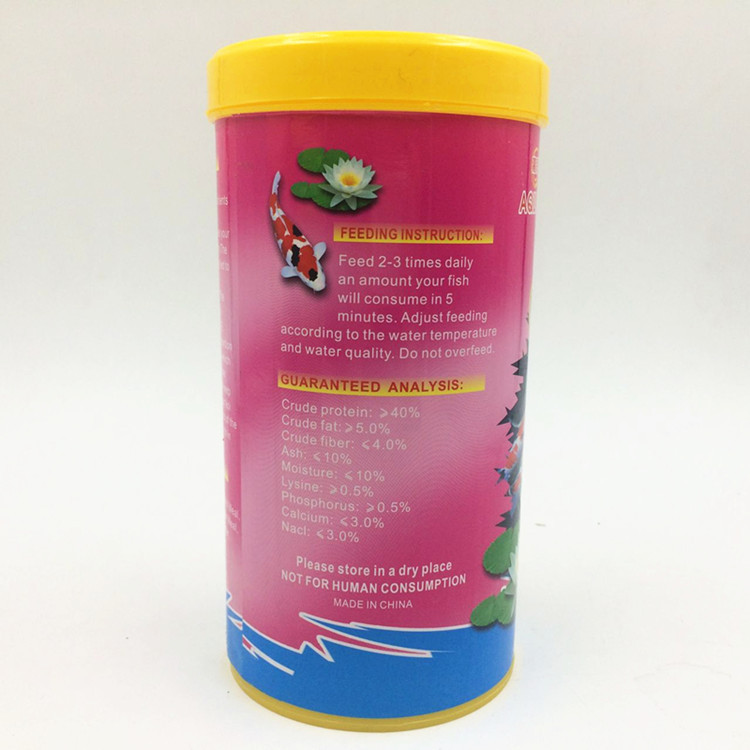 Affordable wholesale fish feed, Baojie Koi Color Enhancer granular fish food, available for export Application Scenario