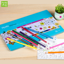 沐绘866-36彩色铅笔36色油性彩铅 秘密花园儿童涂鸦专用彩铅批发