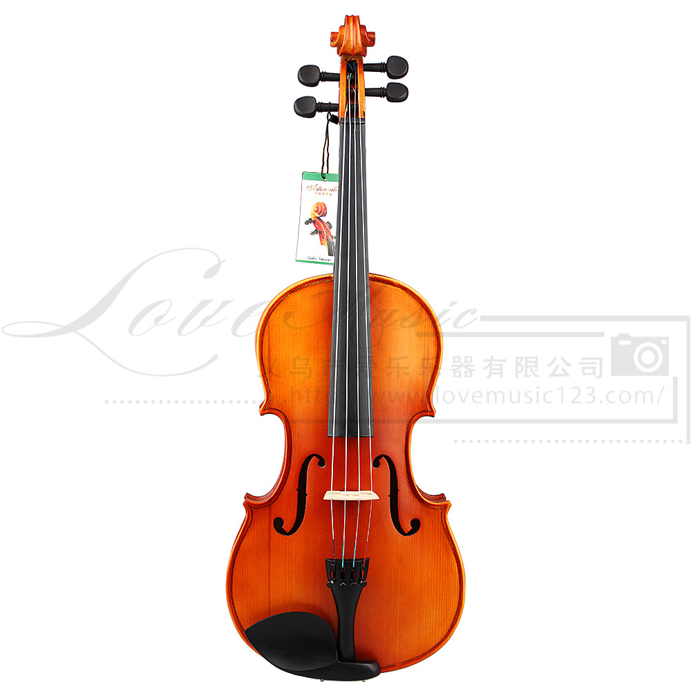 Factory direct sale of Aston Villa viola, spruce solid wood tiger grain matte viola for beginners to practice violin