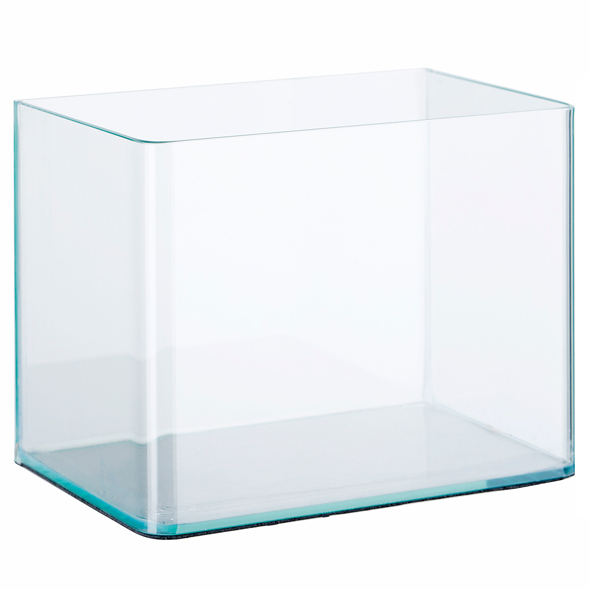 生态鱼缸水族箱 中小型透明玻璃套缸 方形迷你热弯金鱼缸厂家批发详情图2