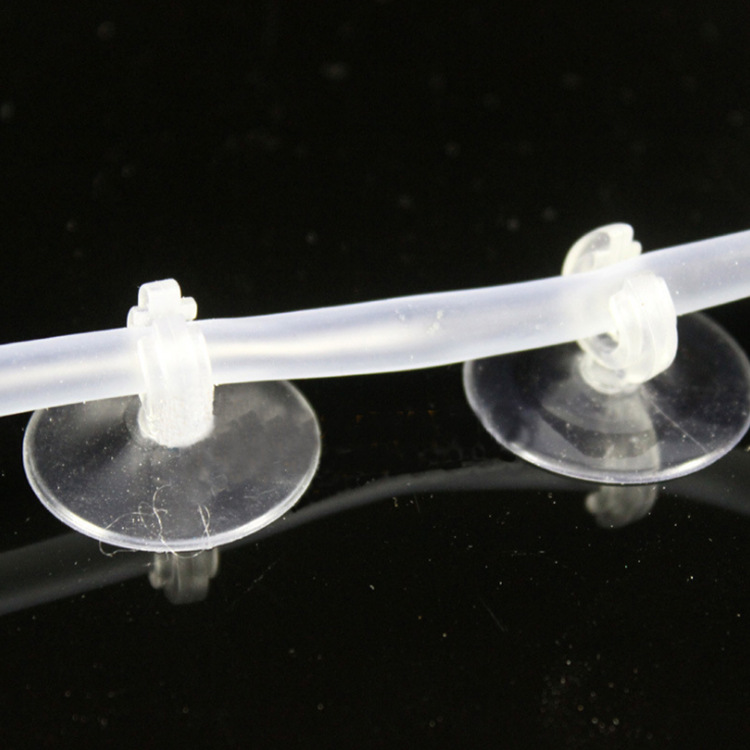 The suction cup for fixing the carbon dioxide tube in the aquarium is suitable for 4/6mm oxygen tubes
