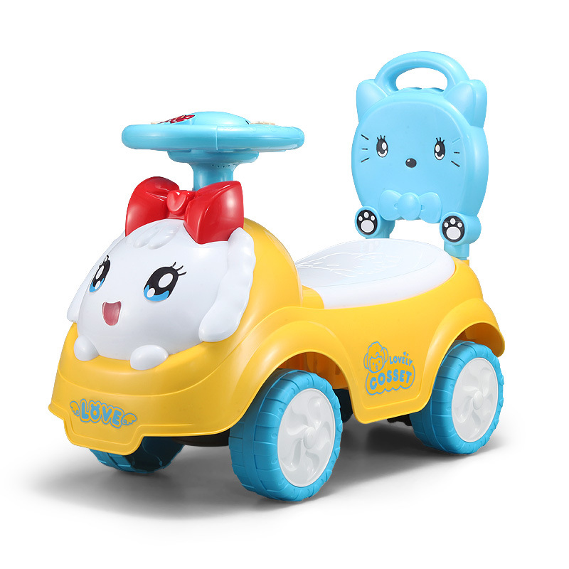 锋达儿童扭扭/婴儿学步车/扭扭车玩具白底实物图