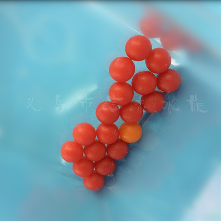 Wholesale fish tank plastic solid color non-porous beads aquarium decorative beads matte 10mm Item Picture