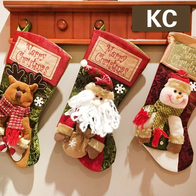 Christmas Stocking Gift Bag Christmas Decoration Stocking Christmas Eve Christmas Gift Children's Christmas Tree Pendant Goodie Bag