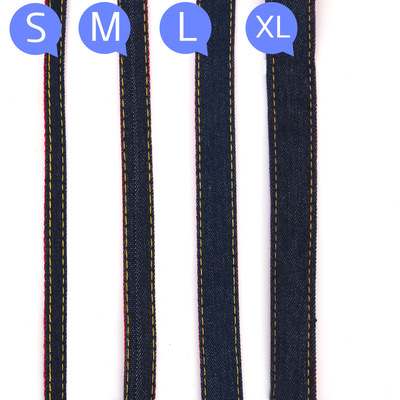 Manufacturers Direct Denim Sewing Fabric Pet Chest Back Lead Rope Thickened Wear-Resistant Quality Dog Rope Dog Rope Pet Item Picture