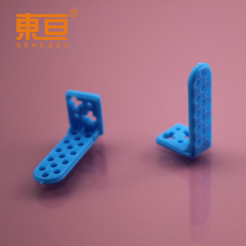 1512302AB blue plastic corner codes, plastic right-angle fixed plates, technology model parts, toy accessories