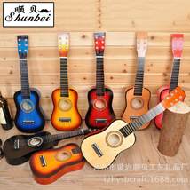儿童吉他 21寸多色木制儿童初学学习吉他 木制工艺品礼品厂家