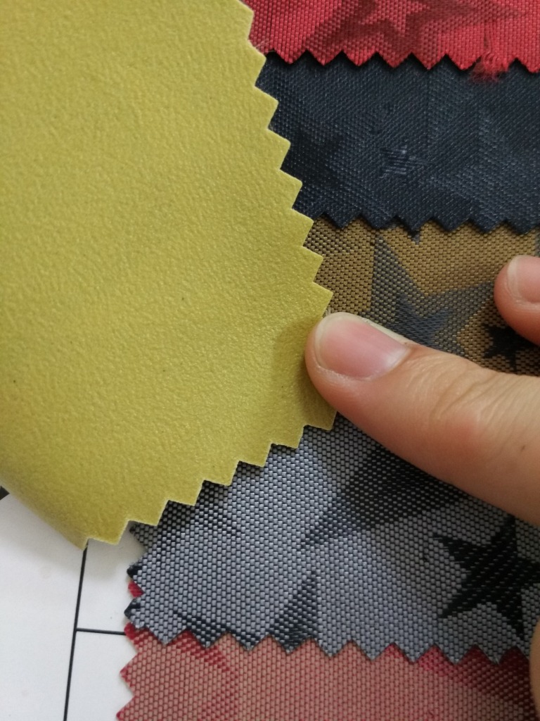 Factory direct sales of multi-color jacquard fabric, Star 60 silk sheepskin texture jacquard foam fashionable backpacks, handbags and briefcases Specification image