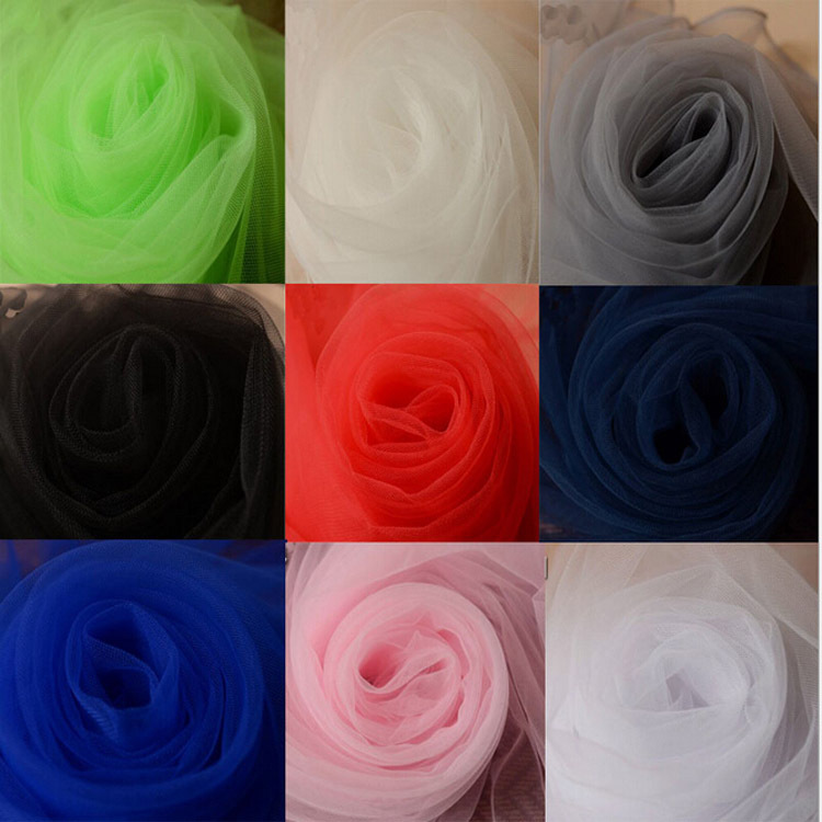 In stock: Nylon Extra dense four-corner soft mesh fabric, encrypted nylon American mesh children's clothing soft mesh fabric