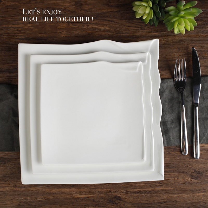 纯白陶瓷骨瓷产品图