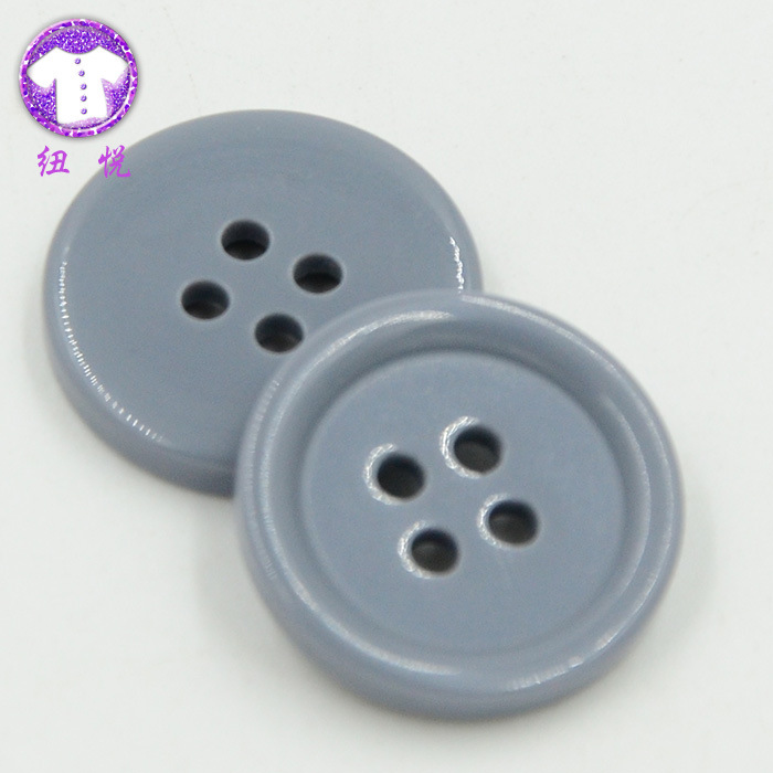 New Joy resin buttons, high-end colored candy-colored buttons, children's handmade kindergarten stickers, flower materials, shirt buttons Item Picture