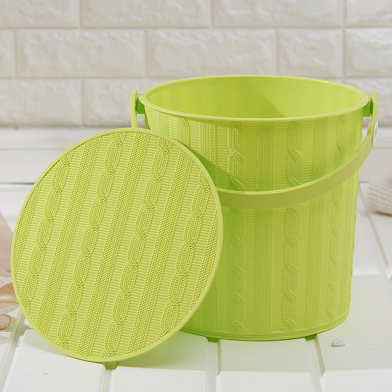 New Twist Thread Multi-Function Fishing Bucket Car Wash Bucket 10L Sr0002 Item Picture