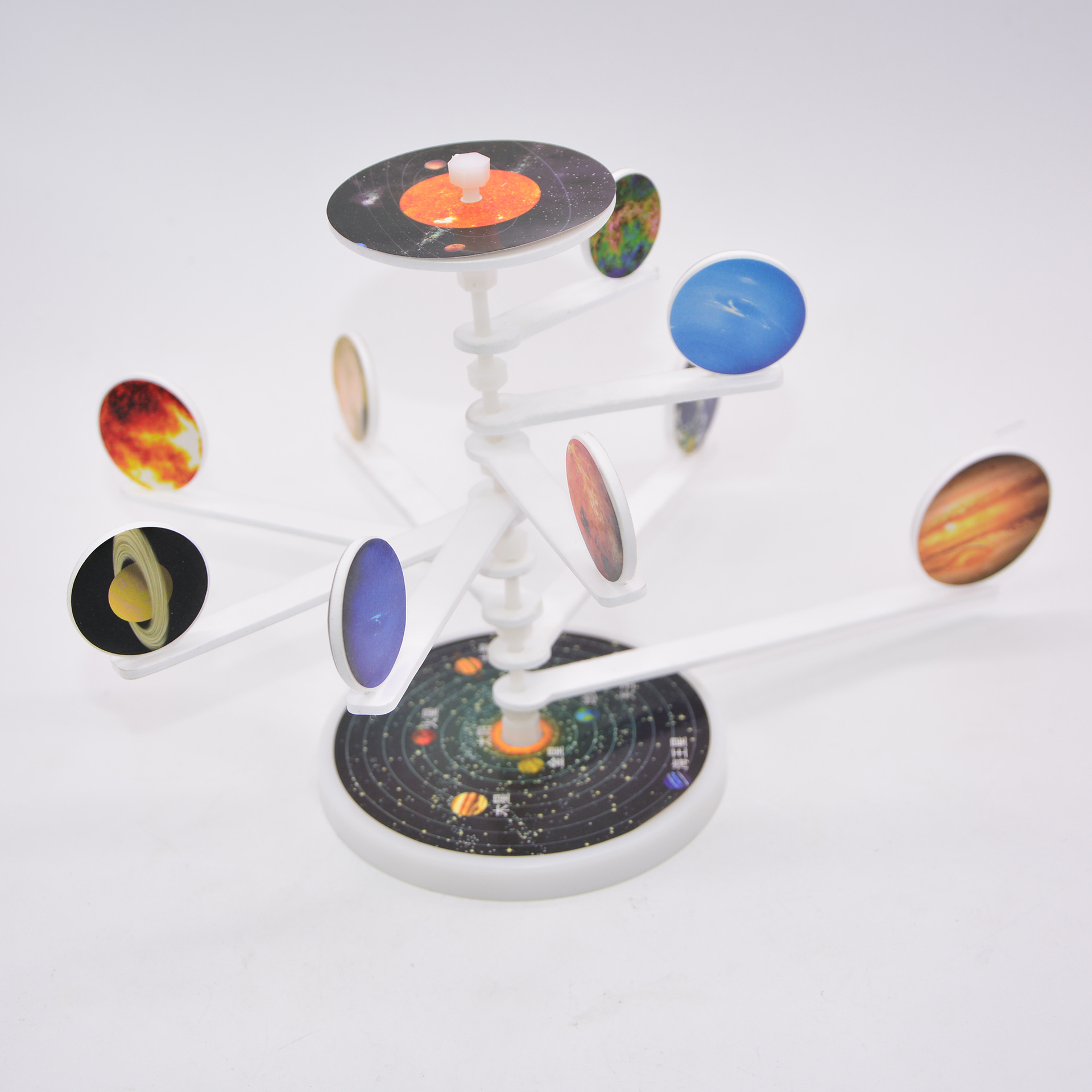 DIY science and technology small projects of the nine planets in the solar system, children's handcrafted science experiment equipment, science popularization teaching AIDS Item Picture